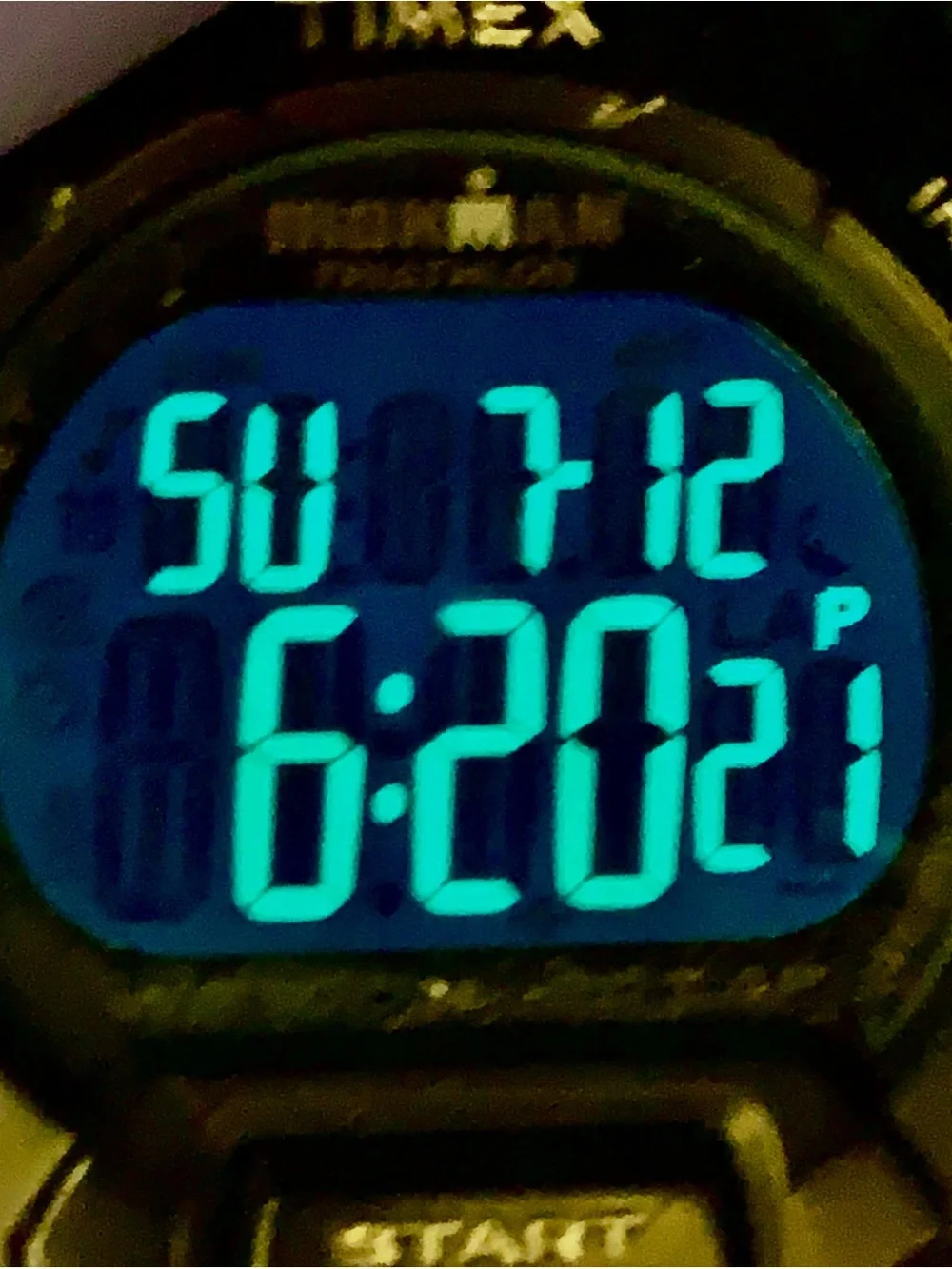 TIMEX IRONMAN TRIATHLON Men’s 2022 Digital Wristwatch Indiglo Works New Battery